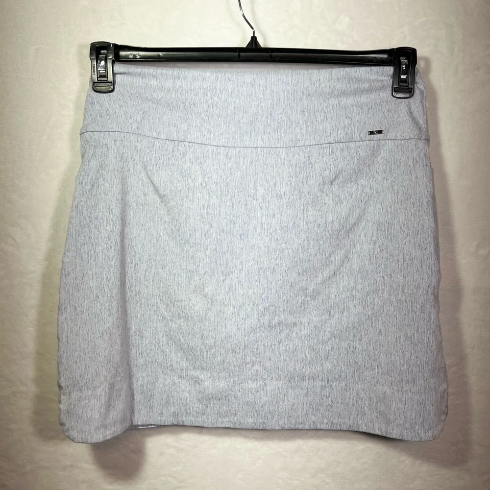 S.C.&Co Blue White Tummy Control Skort Womens L Stretch Summer Golf - Picture 3 of 10